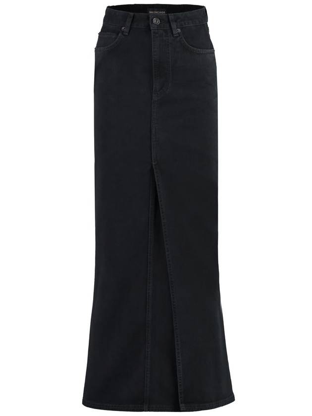 Maxi H-Line Skirt Black - BALENCIAGA - BALAAN 2