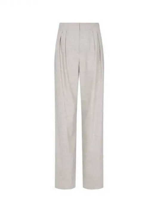 Women s Stretch Wool Wide Pants Oatmeal 270084 - EMPORIO ARMANI - BALAAN 1