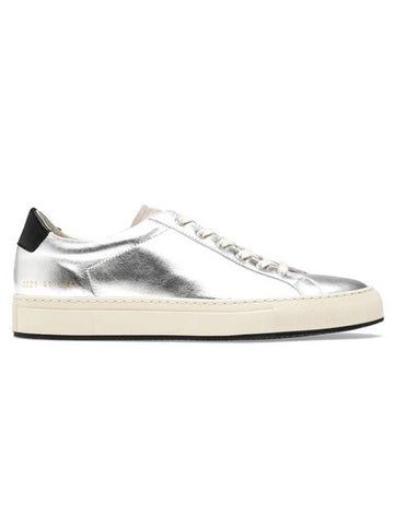 Retro Low Top Sneakers Silver - COMMON PROJECTS - BALAAN 1