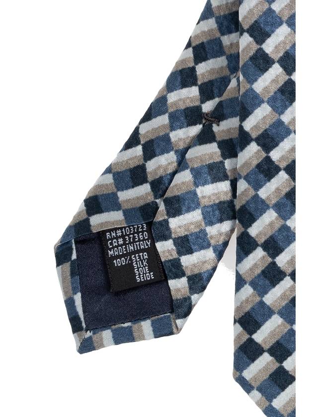 Giorgio Armani Silk Tie, Men's, Navy Blue - GIORGIO ARMANI - BALAAN 4