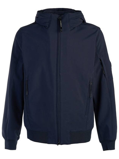 Lens Wappen Patch Zip Up Hoodie Navy - CP COMPANY - BALAAN 2