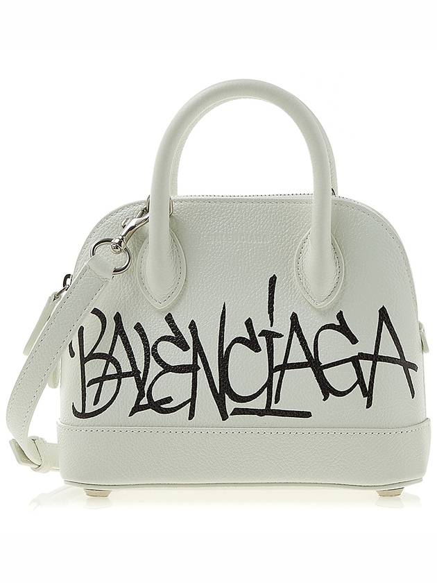 Bill Graffiti Tote Bag White - BALENCIAGA - BALAAN 2