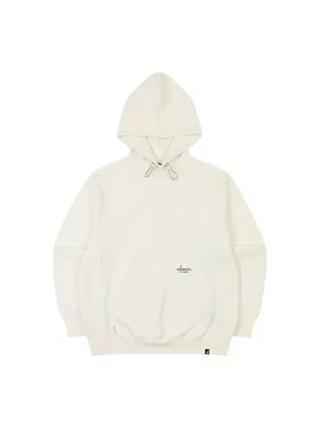 CBR Small Logo Hoodie 7020 Ivory - KANGOL - BALAAN 1