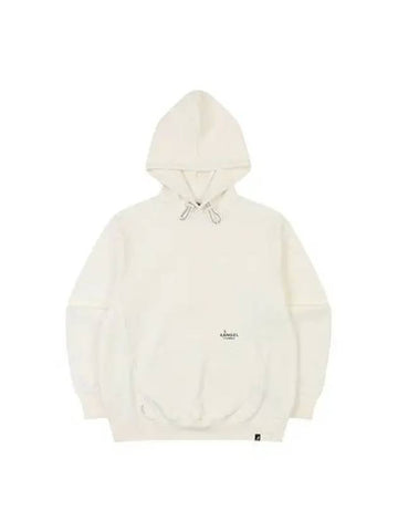 CBR Small Logo Hoodie 7020 Ivory - KANGOL - BALAAN 1