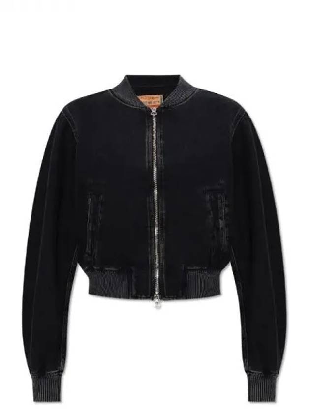 KIDDO Denim Crop Bomber Jacket 270763 - DIESEL - BALAAN 1