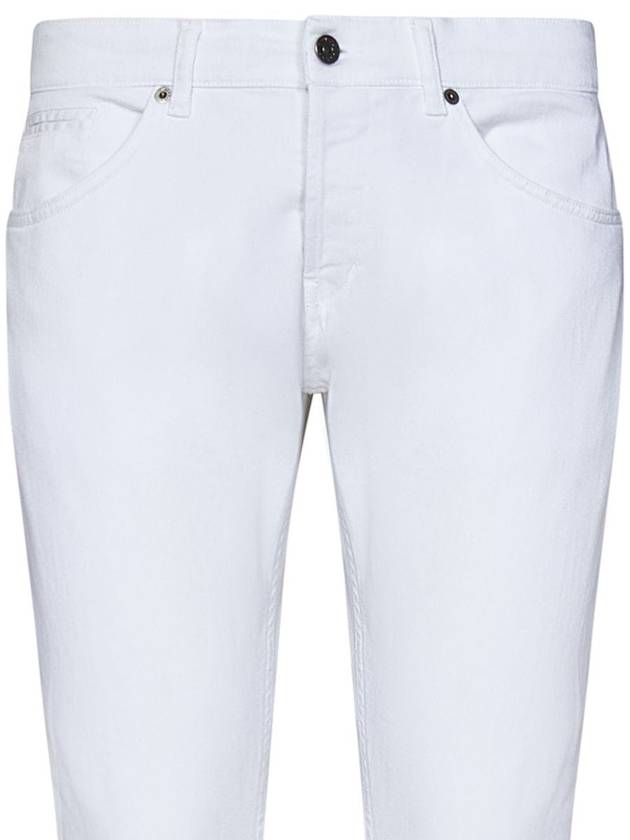 Men's Denim Jeans White - DONDUP - BALAAN 4