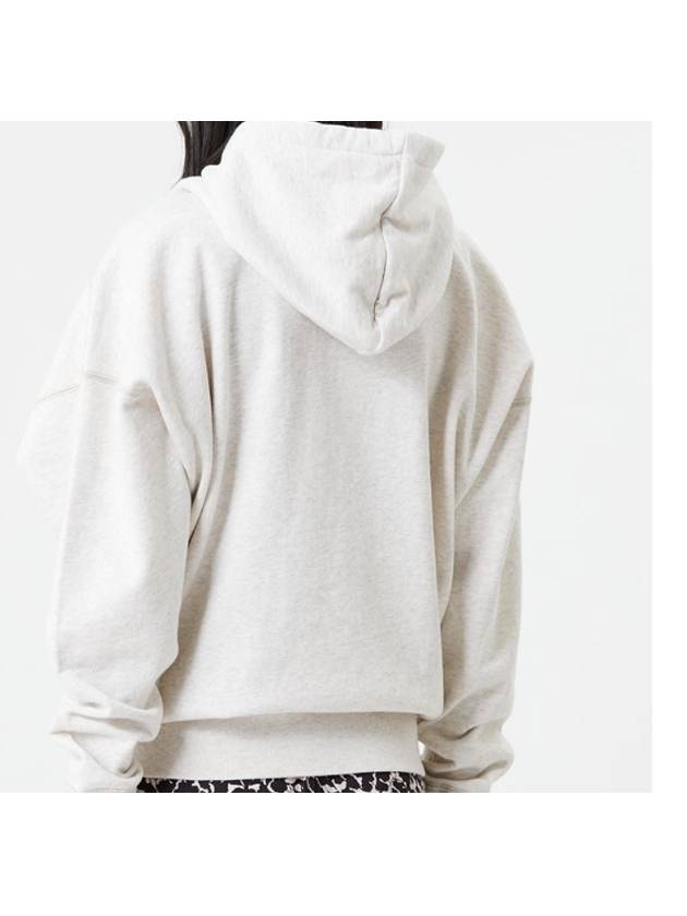 Mansel Logo Hoodie Ivory - ISABEL MARANT ETOILE - BALAAN 4