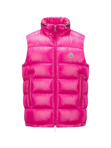 Woods Ouse Down Vest Rose Pink - MONCLER - BALAAN 1