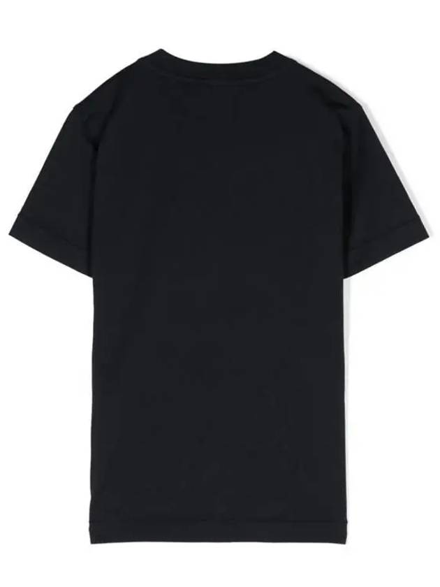 Stone Kids 6 10 Logo Patch Short Sleeve T Shirt Navy - STONE ISLAND - BALAAN 3