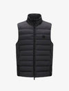 Tarn Logo Patch Down Vest Black - MONCLER - BALAAN 2