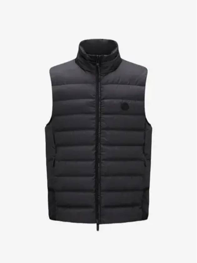 Tarn Logo Patch Down Vest Black - MONCLER - BALAAN 2