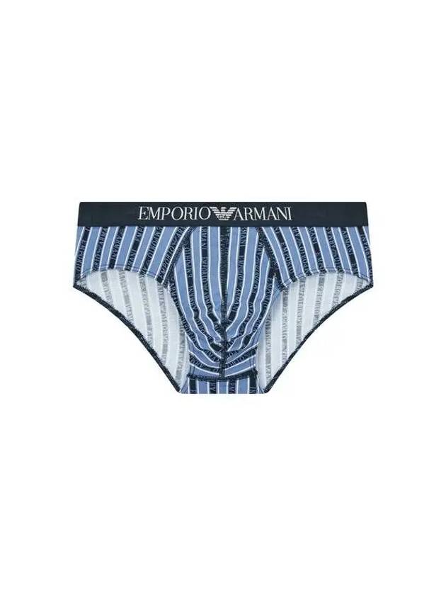 UNDERWEAR Men s Striped Pattern Cotton Briefs Blue 271697 - EMPORIO ARMANI - BALAAN 1