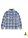 Kervon Check Wool Shirt Jacket Blue - ISABEL MARANT - BALAAN 2