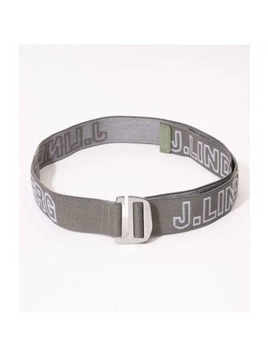 Lennon Webbing Logo Belt Oil Green - J.LINDEBERG - BALAAN 1