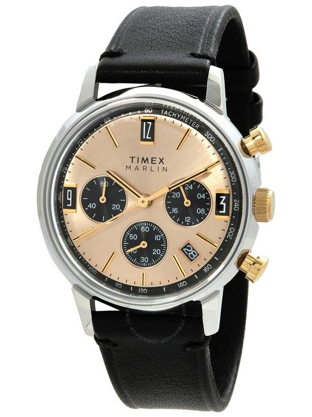 Timex Marlin Chronograph Quartz Champagne Dial Men's Watch TW2W60300 - TIMEX - BALAAN 1