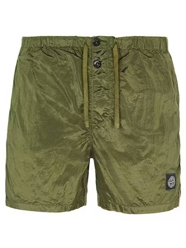 Wappen Patch Nylon Metal Swim Shorts Light Green - STONE ISLAND - BALAAN 2