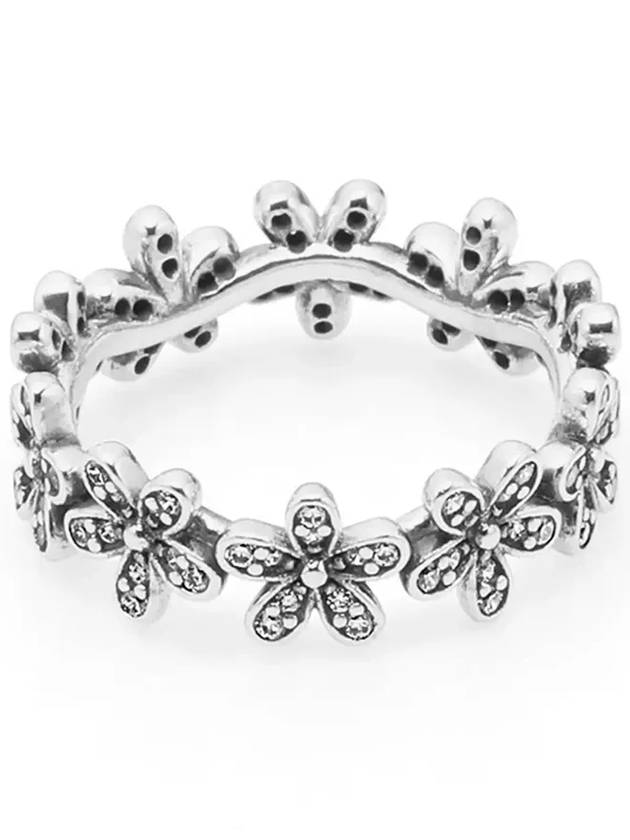 cubic zirconia daisy ring silver - PANDORA - BALAAN 4