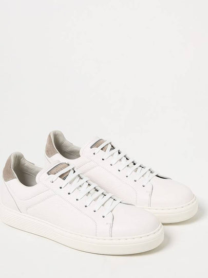 Brunello Cucinelli sneakers in grained leather - BRUNELLO CUCINELLI - BALAAN 2