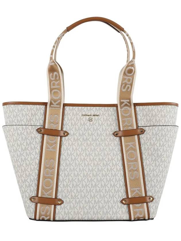 Maeve Large Logo Tote Bag Vanilla - MICHAEL KORS - BALAAN 2