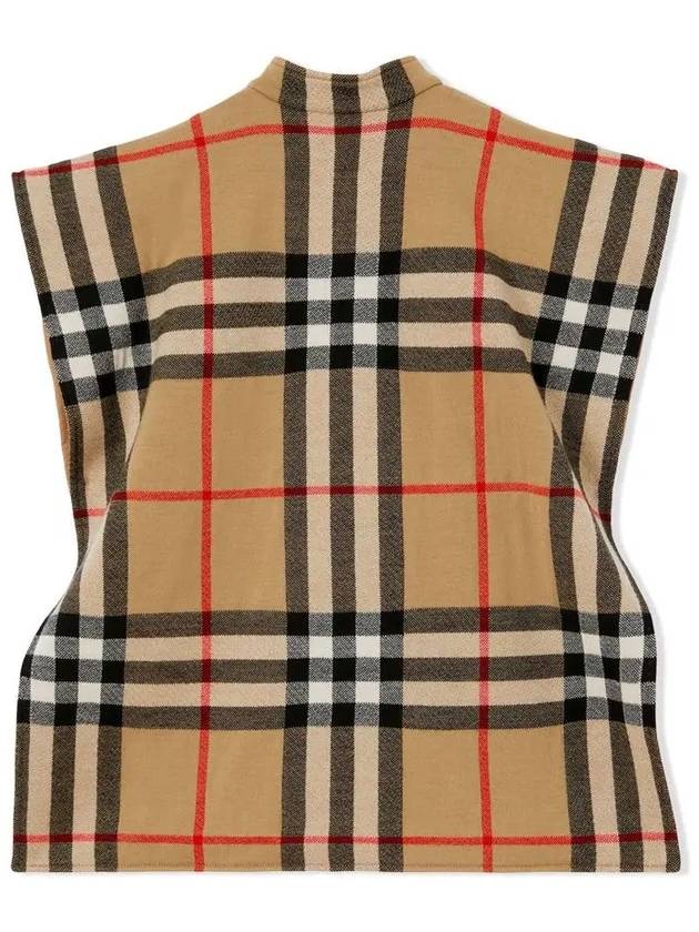 Kids Vintage Check Reversible Vest 8051756 - BURBERRY - BALAAN 4