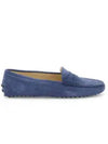 Gommino Suede Driving Shoes  Blue - TOD'S - BALAAN 2