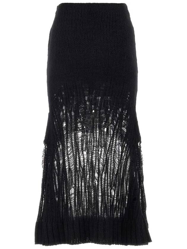 23 fw blend wool skirt WITH mesh effect C23WMJ01640001 B0650786950 - CHLOE - BALAAN 3