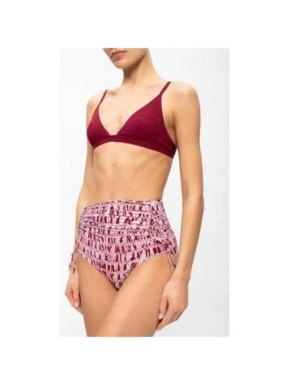 Tie dye gather string bikini bottoms SL0045 21P003W RED - ISABEL MARANT - BALAAN 2