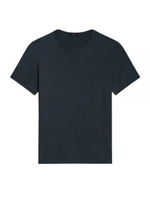 Men's Essential Cosmos Short Sleeve T-Shirt Dark Navy - THEORY - BALAAN 2