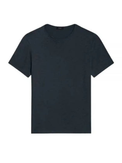 Men's Essential Cosmos Short Sleeve T-Shirt Dark Navy - THEORY - BALAAN 2