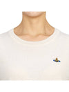 ORB Embroid Logo Knit Top Cream - VIVIENNE WESTWOOD - BALAAN 7