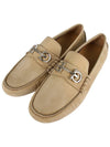 Gancini Ornament Driving Shoes Beige - SALVATORE FERRAGAMO - BALAAN 2