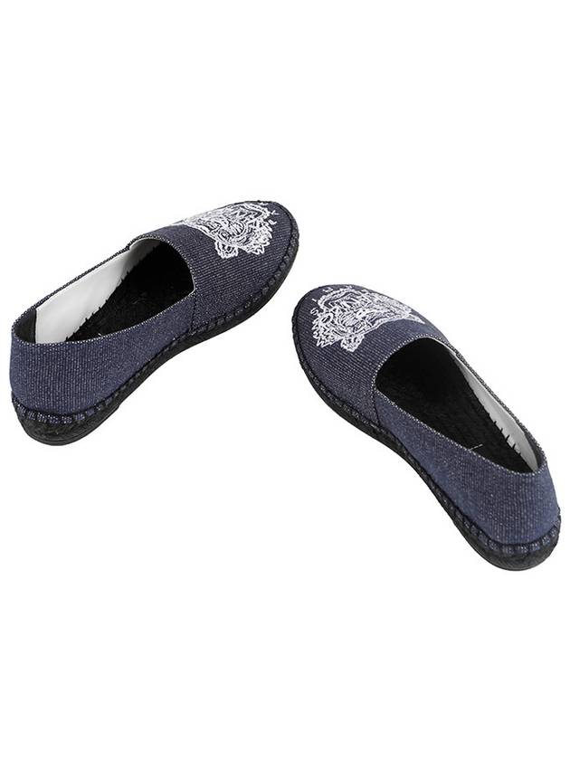 2ES180 F53 67 Navy embroidered espadrille sneakers - KENZO - BALAAN 7