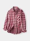 Flannel check shirt red - INDUST - BALAAN 9