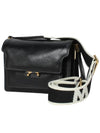 Women's Mini Trunk Soft Shoulder Bag Black - MARNI - BALAAN 2