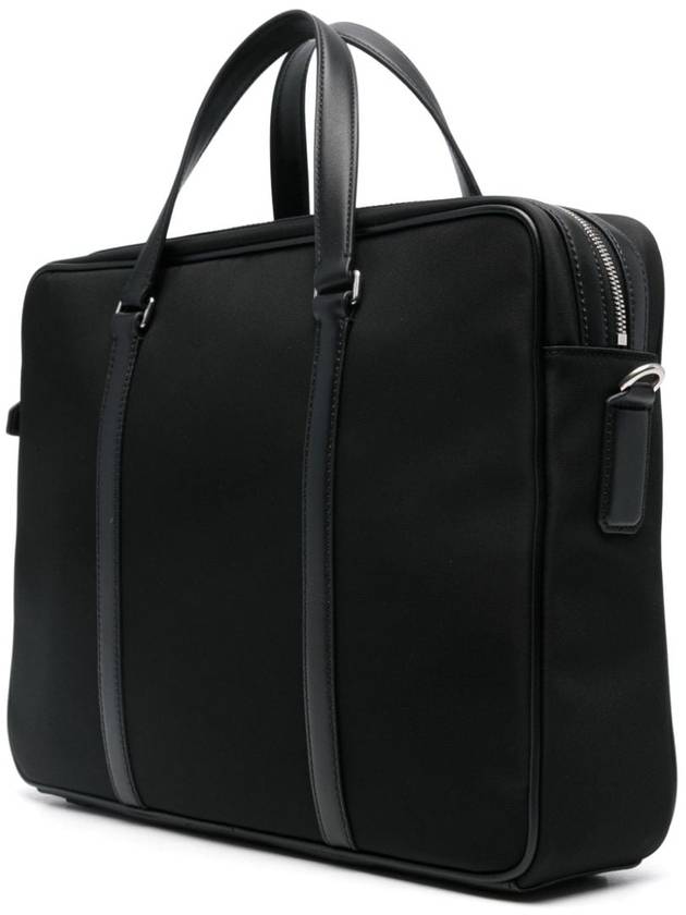 Logo Patch Brief Case Black - BALLY - BALAAN 3