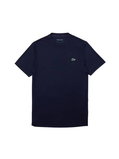 Men's Ultra Dry Short Sleeve T-Shirt Navy - LACOSTE - BALAAN 1