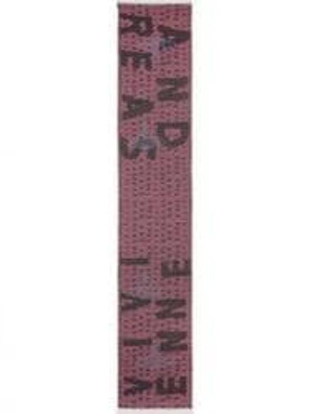 Wool Cotton Scarf Pink - VIVIENNE WESTWOOD - BALAAN 2