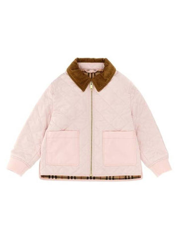 Kids Casual Jacket 8069467FROSTYPINK Pink - BURBERRY - BALAAN 1