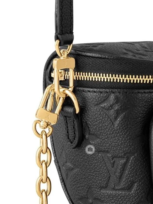 Mini Monogram Empreinte Leather Bum Bag Black - LOUIS VUITTON - BALAAN 5