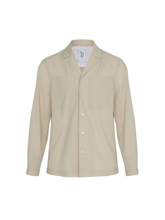 Outer Long Sleeve Shirt Beige - SOLEW - BALAAN 2