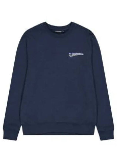 Throw Crew Neck Sweatshirt Navy - J.LINDEBERG - BALAAN 2