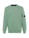 Diagonal Raised Fleece Sweatshirt Green - CP COMPANY - BALAAN 3