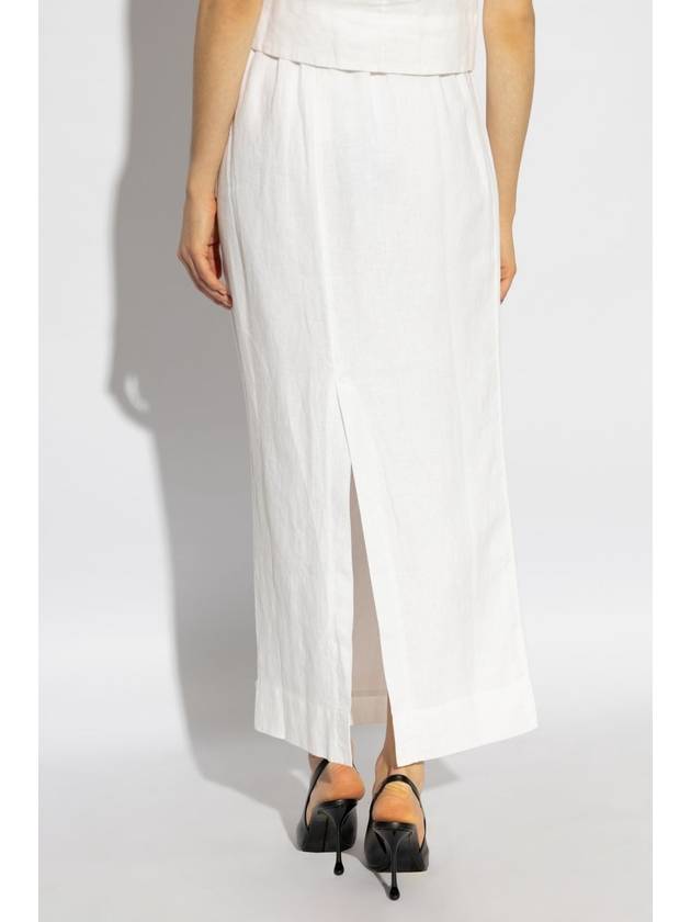 Posse Linen Skirt Emma, Women's, White - POSSE - BALAAN 4