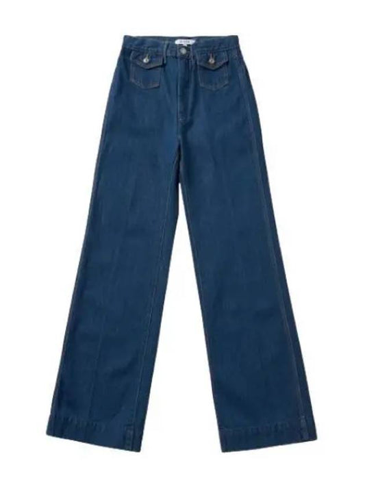 Pocket Wide Leg Denim Pants True Rin Jeans - RE/DONE - BALAAN 1