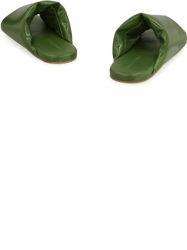 Padded Lambskin Slippers Green - BOTTEGA VENETA - BALAAN 5