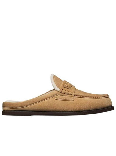 Boy Suede Calfskin Bloafer Beige - DIOR - BALAAN 1