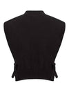 Kids Logo Embroidered Wool Vest Black 4SBM14PULC 14H - DIOR - BALAAN 3