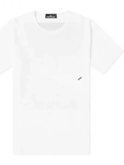 Shadow Project Pocket Short Sleeve T-Shirt White - STONE ISLAND - BALAAN 2