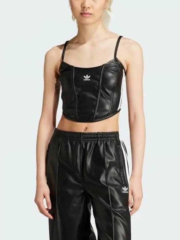 Adicolor Firebird Pleather Corset Sleeveless Black - ADIDAS - BALAAN 2