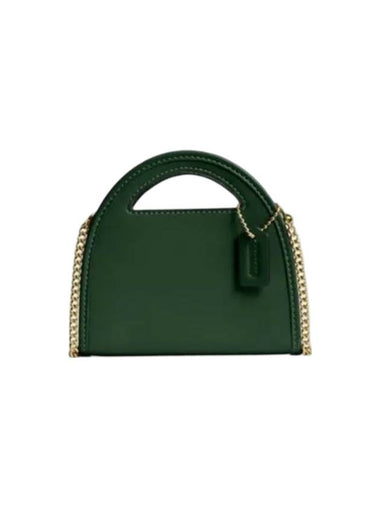 Top Handle Card Wallet Green - COACH - BALAAN 1